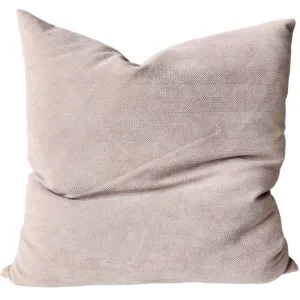 Ellie Herringbone Cushion 55cm Square - Desert Taupe by Macey & Moore, a Cushions, Decorative Pillows for sale on Style Sourcebook