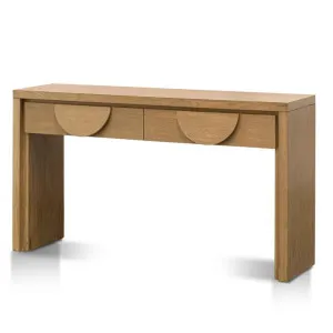 Ex Display - Bonnie 140cm Console Table with Drawers - Dusty Oak by Interior Secrets - AfterPay Available by Interior Secrets, a Console Table for sale on Style Sourcebook