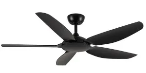 Martec Esprit 52" DC Smart Ceiling Fan with Remote Control Black by Martec, a Ceiling Fans for sale on Style Sourcebook