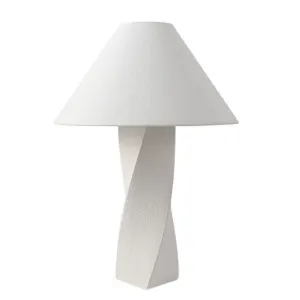 Colmar Ceramic Table Lamp White by James Lane, a Lighting for sale on Style Sourcebook