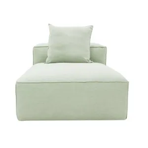 Riley Linen Oatmeal Module Chaise by James Lane, a Sofas for sale on Style Sourcebook