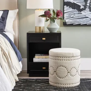 Berlin Black Bedside Table by CAFE Lighting & Living, a Bedside Tables for sale on Style Sourcebook