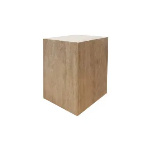 Como Travertine Side Table by CAFE Lighting & Living, a Coffee Table for sale on Style Sourcebook