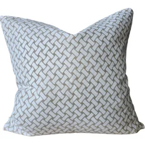 Marley Cushion 50cm Square - Latte | Off White by Macey & Moore, a Cushions, Decorative Pillows for sale on Style Sourcebook