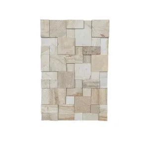 Stone Wall Yellow Sandstone Natural Product Smooth Structured Honed (Pkt6) by Beaumont Tiles, a Marble Look Tiles for sale on Style Sourcebook