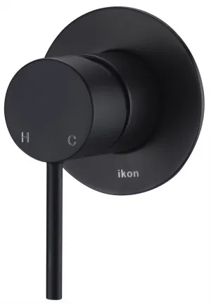 Hali Wall/Shower Mixer Matte Black by Ikon, a Shower Heads & Mixers for sale on Style Sourcebook