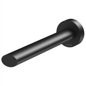 Vivid Slimline Oval Bath Outlet Straight 180 Matte Black by PHOENIX, a Bathroom Taps & Mixers for sale on Style Sourcebook