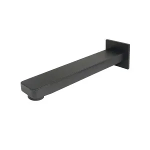 Ceram Bath Outlet Straight 210 Matte Black by Ikon, a Bathroom Taps & Mixers for sale on Style Sourcebook