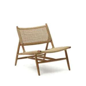 Codolar armchair in solid teak by Kave Home, a Outdoor Chairs for sale on Style Sourcebook