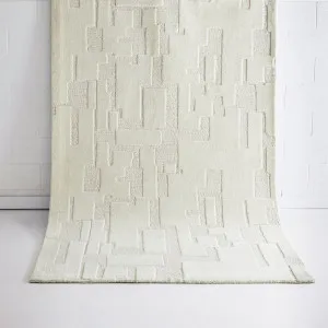 Tessa Ivory Wool Rug by DecoRug, a Contemporary Rugs for sale on Style Sourcebook