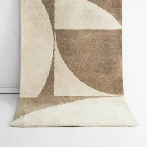 Crest Ivory Beige Wool Rug by DecoRug, a Contemporary Rugs for sale on Style Sourcebook