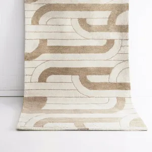 Belle Ivory Sand Wool Rug by DecoRug, a Contemporary Rugs for sale on Style Sourcebook