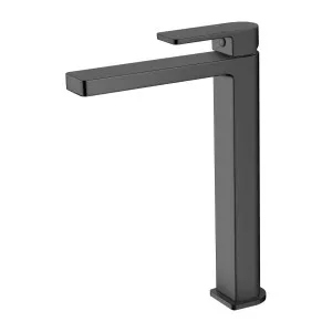 Flores Vessel Basin Mixer Matte Black by null, a Bathroom Taps & Mixers for sale on Style Sourcebook