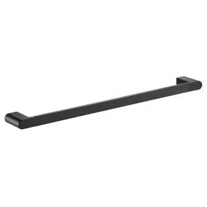 Flores Towel Rail Single 800 Matte Black by Ikon, a Towel Rails for sale on Style Sourcebook