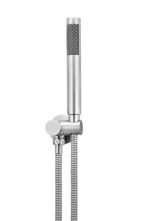 Round Hand Shower Wand on Elbow Chrome by Meir, a Shower Heads & Mixers for sale on Style Sourcebook