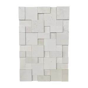 Stone Wall White Limestone Natural Product Smooth Structured Honed (Pkt6 ) by Beaumont Tiles, a Marble Look Tiles for sale on Style Sourcebook