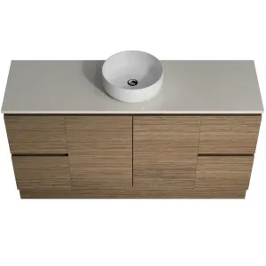 Nevada Vanity 1500 Floor Standing Centre Basin Silksurface AC Top by Beaumont Tiles, a Vanities for sale on Style Sourcebook