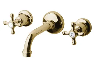 Federation 3 Piece Bath Set Brass Gold by Bastow, a Bathroom Taps & Mixers for sale on Style Sourcebook