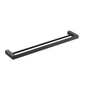 Platz Double Towel Rail 600 Matt Black by Haus25, a Towel Rails for sale on Style Sourcebook