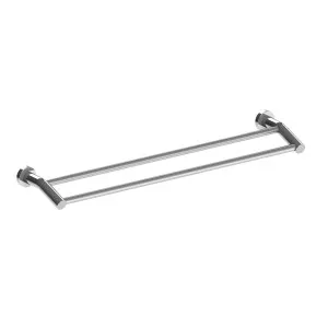 Arial Double Towel Rail 600 Chrome by BAD UND KUCHE, a Towel Rails for sale on Style Sourcebook