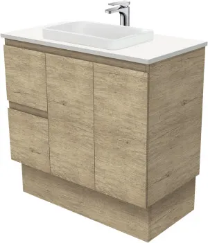 Edge 900 Vanity Kick Doors & Drawers with Basin & Quartz Top by Fienza, a Vanities for sale on Style Sourcebook