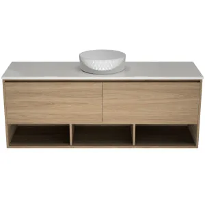 Kansas 1500 Vanity Wall Hung Drawers Only with Basin & Solid Surface Top by Timberline, a Vanities for sale on Style Sourcebook