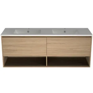 Kansas 1500 Vanity Wall Hung Drawers Only with Ceramic Basin Top by Timberline, a Vanities for sale on Style Sourcebook