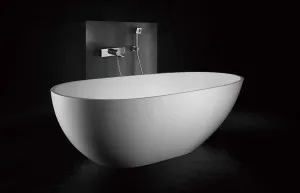 Viva Free Standing Bath Stone 1500 Matte White by Kaskade, a Bathtubs for sale on Style Sourcebook