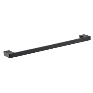 Ceram Towel Rail Single 600 Matte Black by Ikon, a Towel Rails for sale on Style Sourcebook