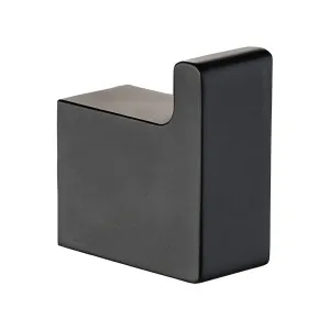 Ceram Robe Hook Matte Black by Ikon, a Shelves & Hooks for sale on Style Sourcebook