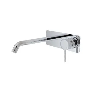 Axle Wall Basin Set Soft Square Curved 200 Chrome by null, a Bathroom Taps & Mixers for sale on Style Sourcebook