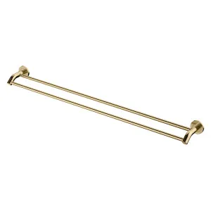 Kaya Towel Rail Double 900 Urban Brass by Fienza, a Towel Rails for sale on Style Sourcebook