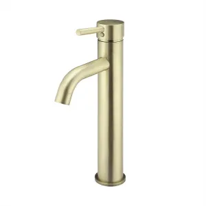 Round Vessel Basin Mixer Tiger Bronze by null, a Bathroom Taps & Mixers for sale on Style Sourcebook