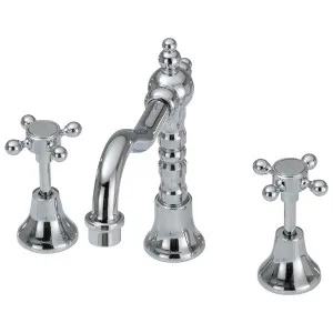 Lillian 3 Piece Basin Set Chrome by null, a Bathroom Taps & Mixers for sale on Style Sourcebook