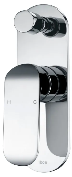 Jaya Wall/Shower Mixer w Diverter Chrome by Ikon, a Shower Heads & Mixers for sale on Style Sourcebook