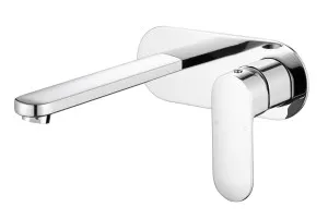Arte Wall Basin Set Straight 200 Chrome by null, a Bathroom Taps & Mixers for sale on Style Sourcebook