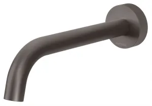 Vivid Slimline Basin Outlet Curved 180 Gun Metal by null, a Bathroom Taps & Mixers for sale on Style Sourcebook