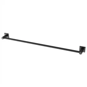 Radii Square Towel Rail Single 800 Matte Black by PHOENIX, a Towel Rails for sale on Style Sourcebook