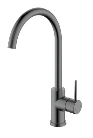 Hali Sink Mixer Gooseneck 208 Gun Metal by Ikon, a Laundry Taps for sale on Style Sourcebook