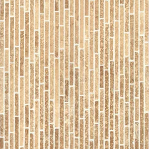 Travertine Noce Bullet Mosaic by Beaumont Tiles, a Brick Look Tiles for sale on Style Sourcebook