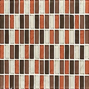 Autumn Mix Metallic Mosaic by Beaumont Tiles, a Brick Look Tiles for sale on Style Sourcebook