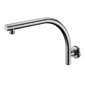 Lina Curved Shower Arm 412 Brush Nickel by Haus25, a Laundry Taps for sale on Style Sourcebook