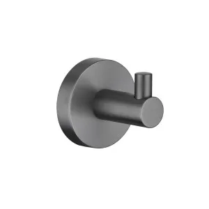 Misha Round Robe Hook Gun Metal by Haus25, a Shelves & Hooks for sale on Style Sourcebook