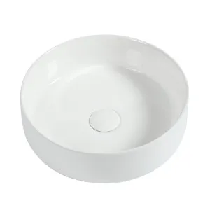 Beta Vessel Basin NTH 355x355 Ceramic Matte White by Zumi, a Basins for sale on Style Sourcebook