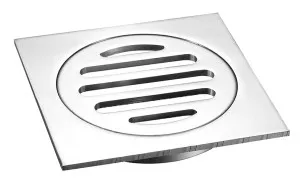 AW Grate Sq 110x110x100mm MicroTail CP by AW, a Shower Grates & Drains for sale on Style Sourcebook