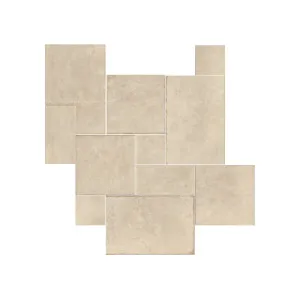 Pierre Beige Limestone Textured French Pattern Tile by Beaumont Tiles, a Natural Stone Tiles for sale on Style Sourcebook