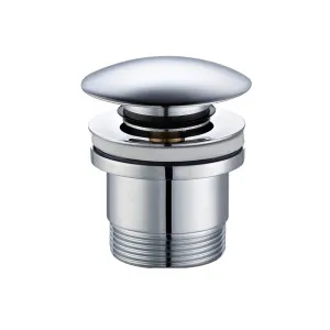 Misha Uni 40mm Mushroom Pop Up Bath Waste Chrome by Haus25, a Traps & Wastes for sale on Style Sourcebook