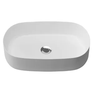 Myrtle Vessel Basin 550x360 Gloss White by null, a Basins for sale on Style Sourcebook