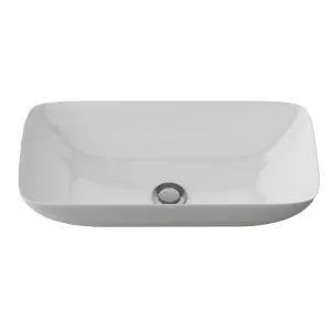Bloom Vessel Basin 475x240 Gloss White by null, a Basins for sale on Style Sourcebook