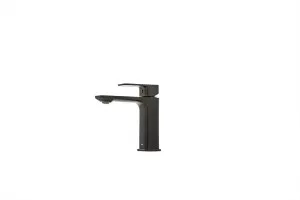 Elbrus Basin Mixer Matte Black by null, a Bathroom Taps & Mixers for sale on Style Sourcebook